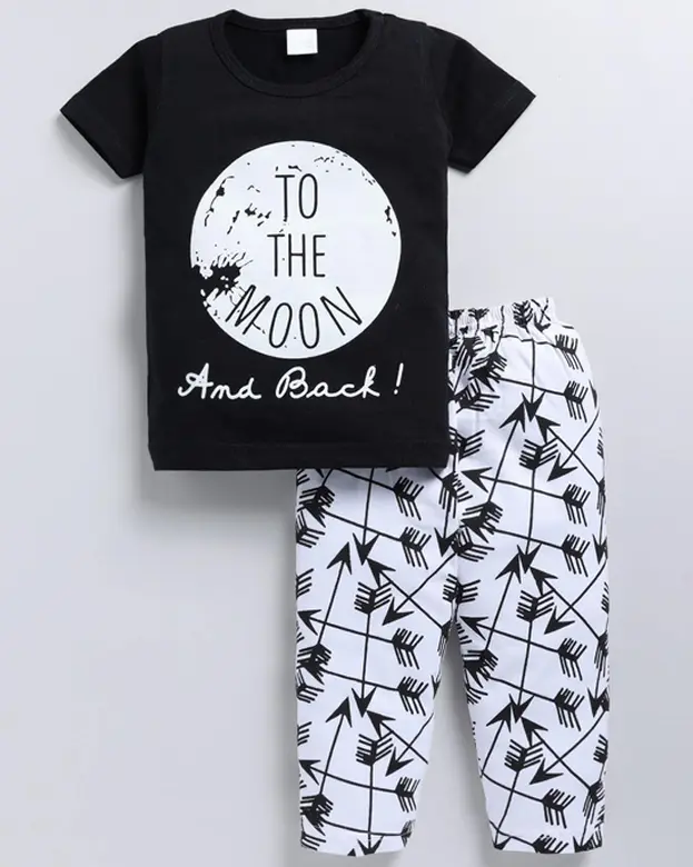 Boy's Night Wear Designer Set (3Y-4Y)