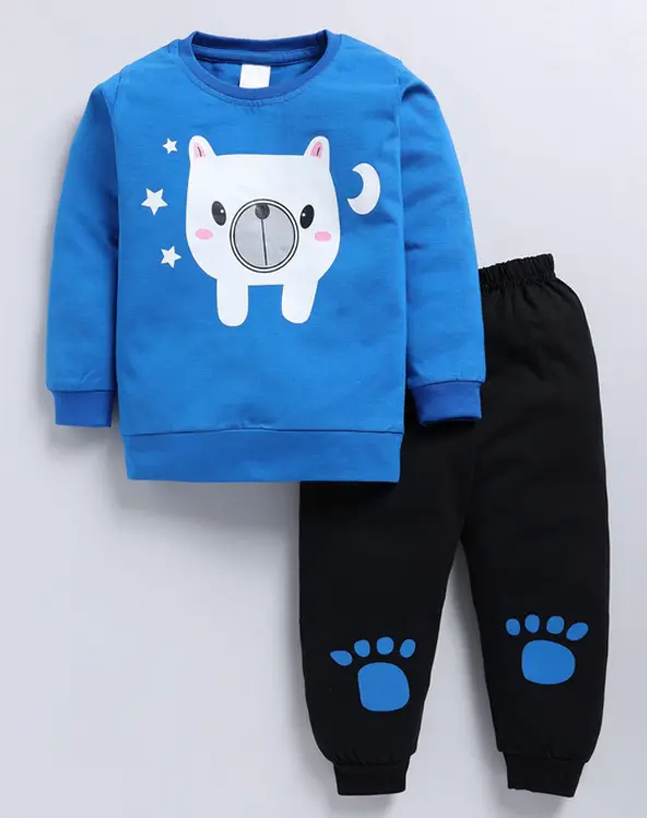 Causal Graphic Design Full Sleeves Set (3Y-4Y)
