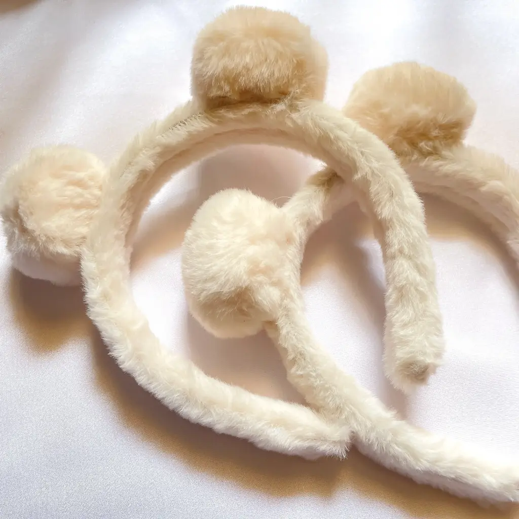 Fluffy Bear Band (Cream)
