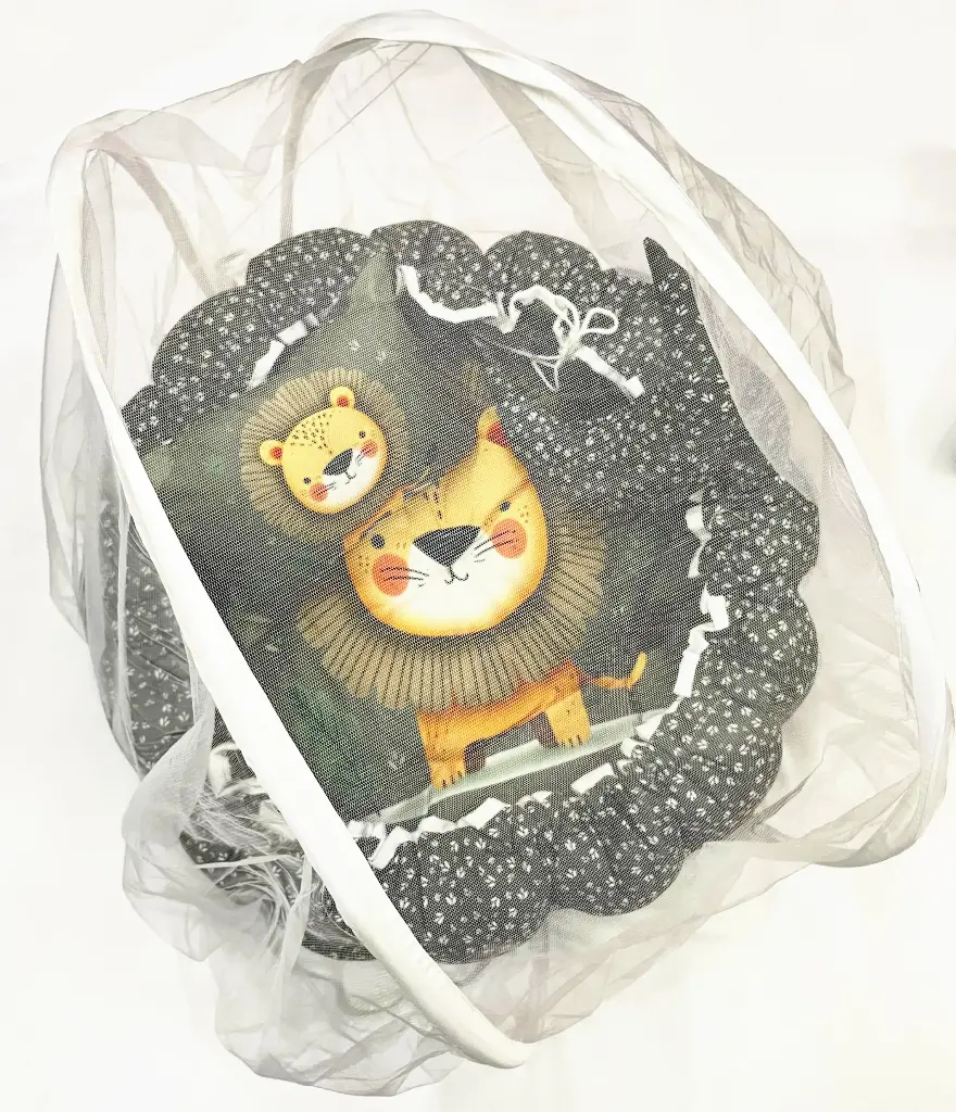 Round Baby Bedding & Pillow Set With Mosquito Net