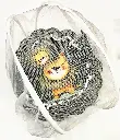 Round Baby Bedding & Pillow Set With Mosquito Net