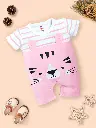 Soft Cotton New Born /Baby Dungaree Pink