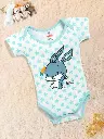 Soft Cotton New Born/Baby Romper Blue