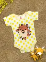 Soft Cotton New Born/Baby Romper Yellow
