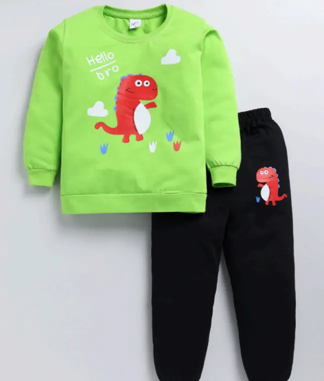 Causal Graphic Design Full Sleeves Set (4Y-5Y)