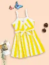 Baby Girl Sleeveless Frock Yellow