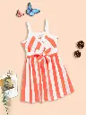 Baby Girl Sleeveless Frock Orange