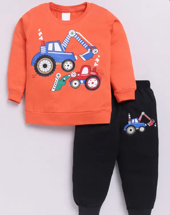 Causal Graphic Design Full Sleeves Set (6M-12M)