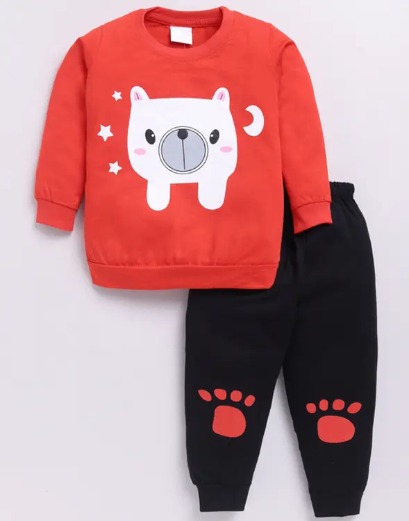 Causal Graphic Design Full Sleeves Set (6M-12M)