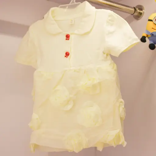 Girls White Flower Petal Dress